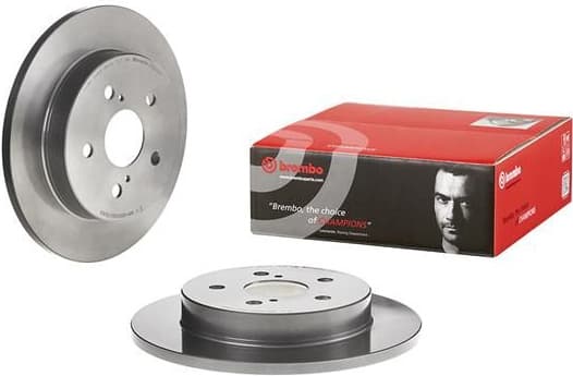 Brake discs kit rear, (2pcs), Top Quality 08.D418.11 - image 4