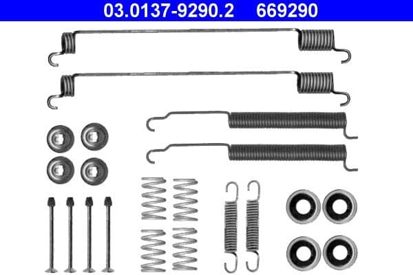 Accessory Kit, brake shoes 03.0137-9290.2 - image 2