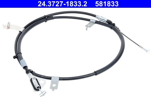 Cable Pull, parking brake 24.3727-1833.2 - image 2