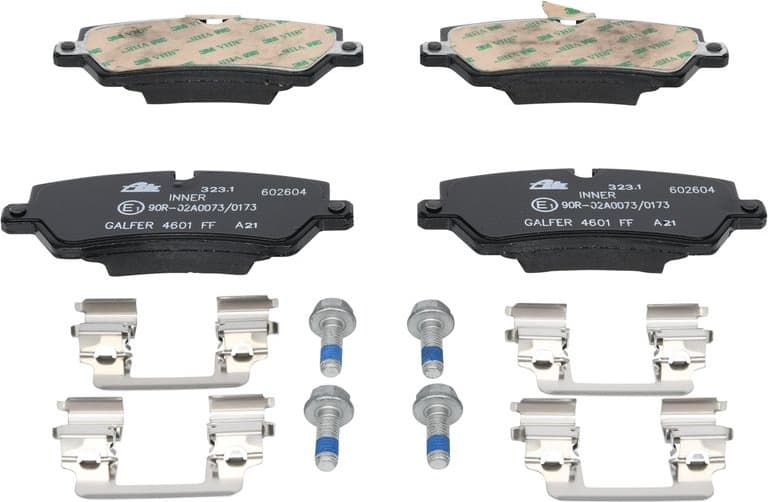 Brake Pad Set, disc brake 13.0460-2604.2 - image 2