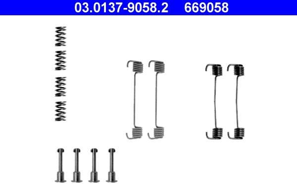 Accessory Kit, parking brake shoes 03.0137-9058.2 - image 2
