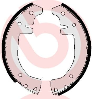 Brake Shoe Set ESSENTIAL LINE S 68 501