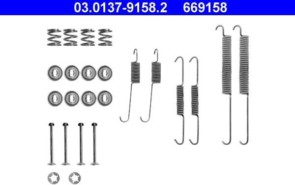 Accessory Kit, brake shoes 03.0137-9158.2 - image 2
