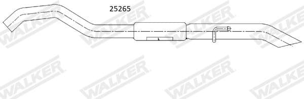 Rear Muffler 25265 - image 2