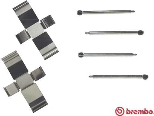 Accessory Kit, disc brake pad PRIME LINE A 02 321