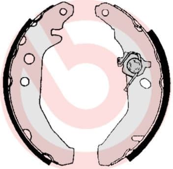Brake Shoe Set ESSENTIAL LINE S24516 - image 3