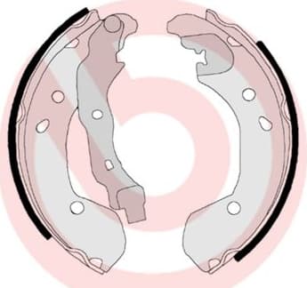 Brake shoes, Top Quality S56510 - image 3