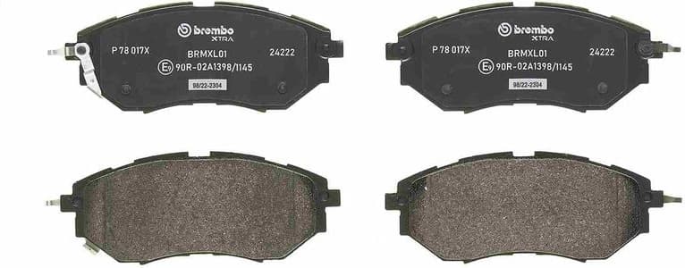 Brake Pad Set, disc brake XTRA LINE P78017X - image 4