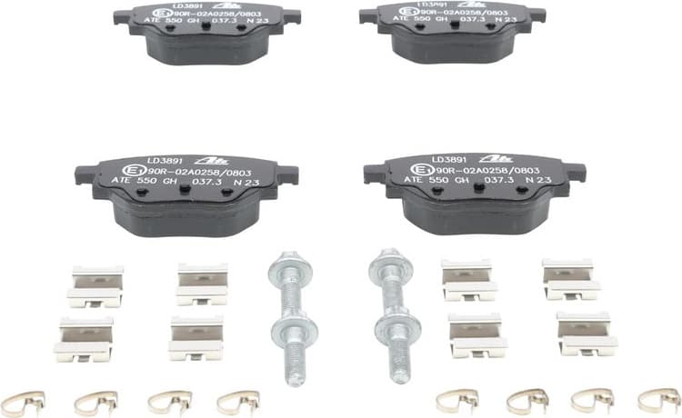 Brake Pad Set, disc brake ATE Ceramic 13.0470-3891.2