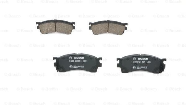 Brake Pad Set, disc brake 0986424694