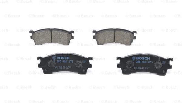 Brake Pad Set, disc brake 0986460975