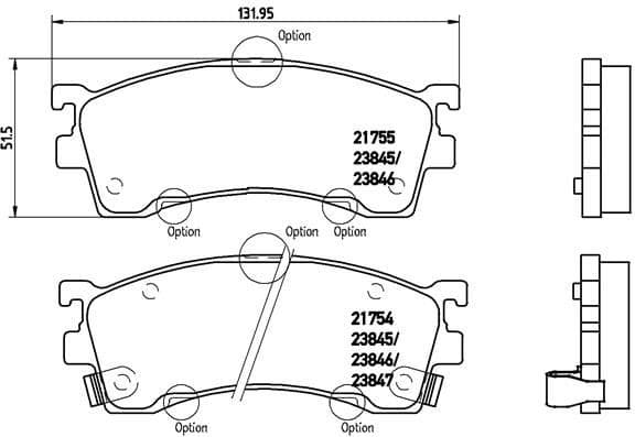 Brake Pad Set, disc brake PRIME LINE P49023