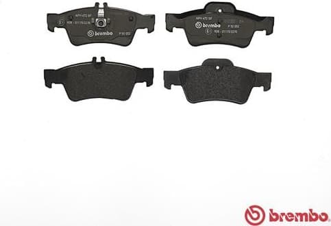 Brake pads rear, Top Quality P50052 - image 2