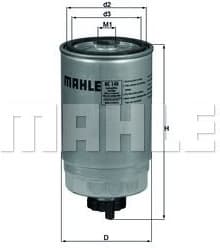 Filter diesel fuel KC140 - image 2