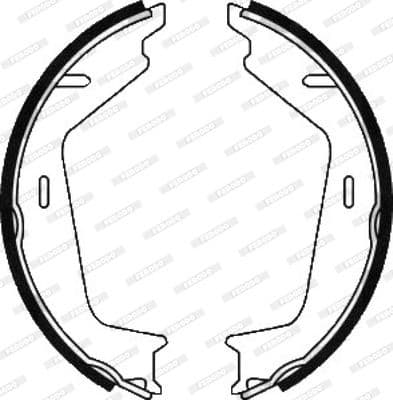 Brake shoes handbrake, Top Quality FSB645 - image 3