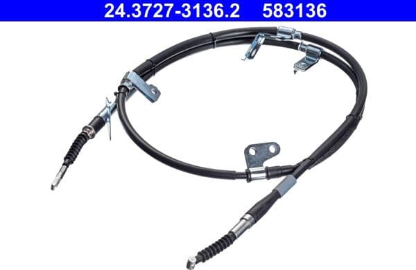 Cable Pull, parking brake 24.3727-3136.2 - image 4