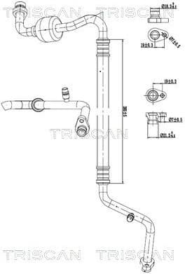 High/Low-pressure Line, air conditioning 9010 14002