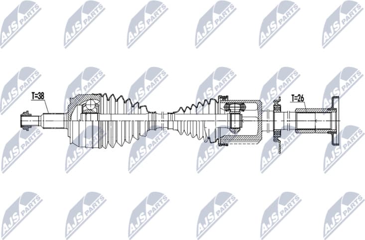 Drive Shaft NPW-VW-223