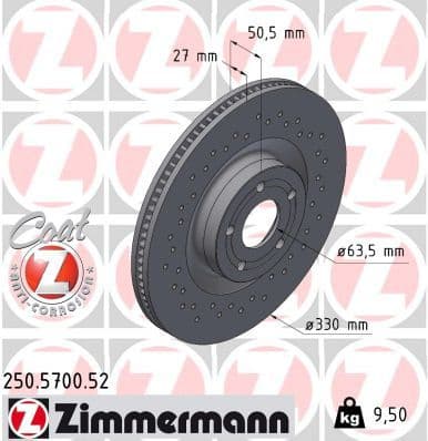 Brake Disc SPORT BRAKE DISC Z 250.5700.52