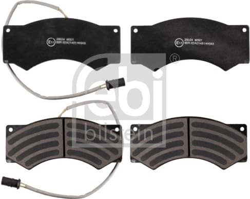 Brake Pad Set, disc brake 16593