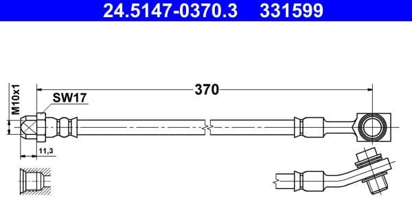 Brake Hose 24.5147-0370.3 - image 3