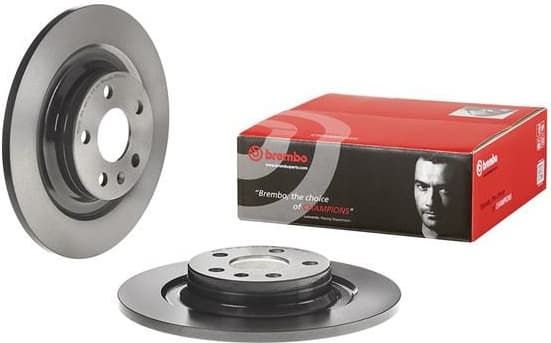 Brake discs kit rear, (2pcs), Top Quality 08.D249.11 - image 4
