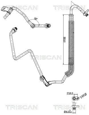 High/Low-pressure Line, air conditioning 9010 28020