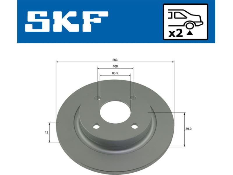 Brake Disc VKBD 91279 S2 - image 2