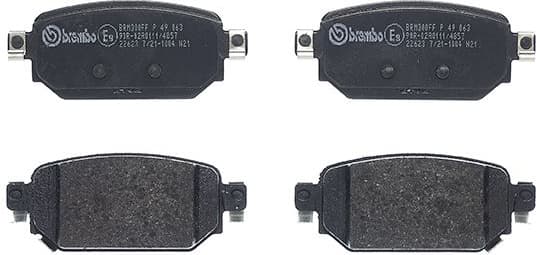 Brake Pad Set, disc brake PRIME LINE P49063 - image 4