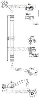 High/Low-pressure Line, air conditioning 9010 16012