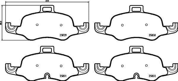 Brake Pad Set, disc brake PRIME LINE P85160 - image 3
