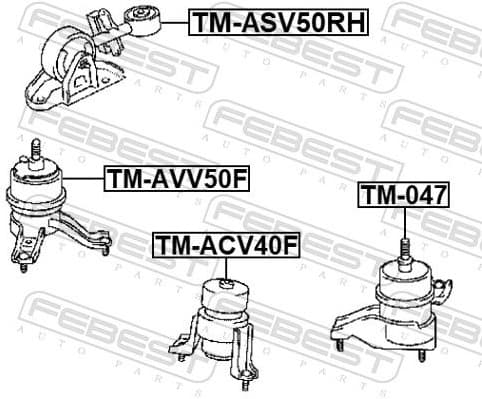 Mounting, engine TM-ASV50RH - image 2