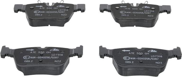 Brake Pad Set, disc brake ATE Ceramic 13.0470-7316.2 - image 3