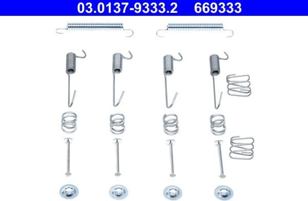 Accessory Kit, parking brake shoes 03.0137-9333.2 - image 4