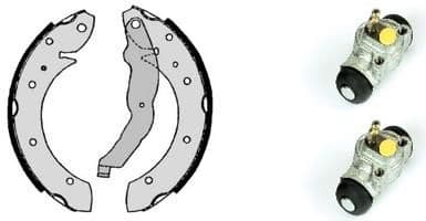Brake Shoe Set ESSENTIAL LINE - Standard Kit H06009 - image 2