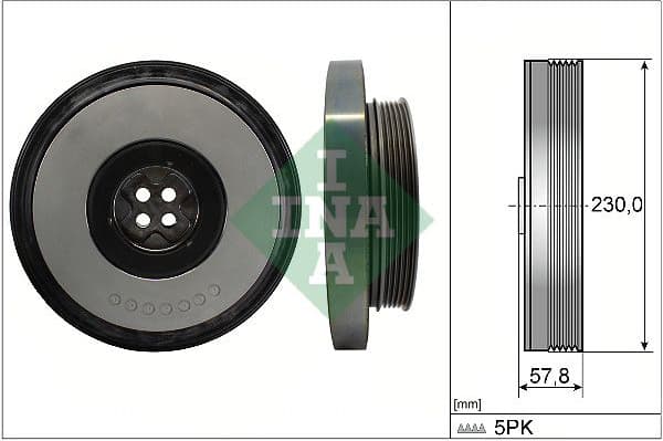 Belt Pulley, crankshaft 544060510