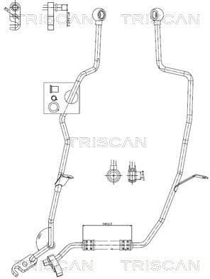 Hydraulic Hose, steering 8516 11037