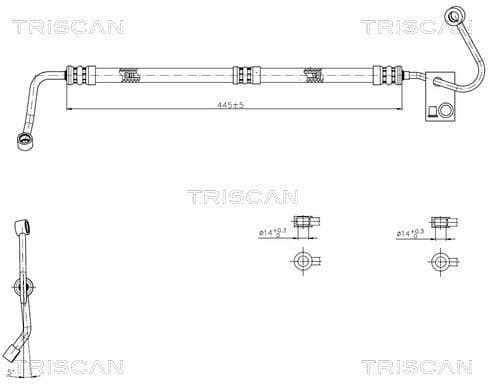 Hydraulic Hose, steering 8516 11038