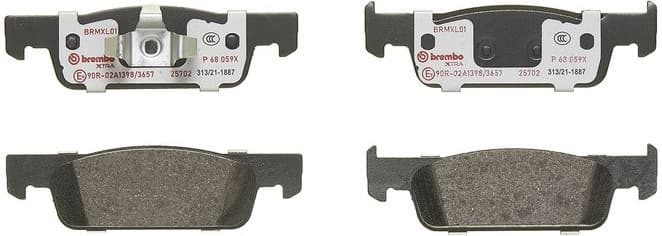 Brake Pad Set, disc brake XTRA LINE P68059X - image 3