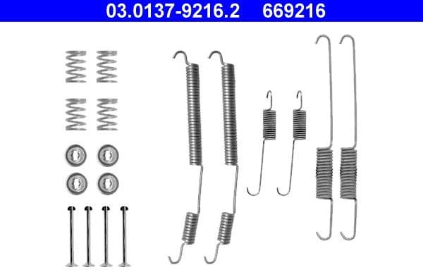 Accessory Kit, brake shoes 03.0137-9216.2 - image 2