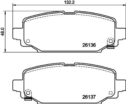 Brake Pad Set, disc brake 8DB 355 040-251 - image 4