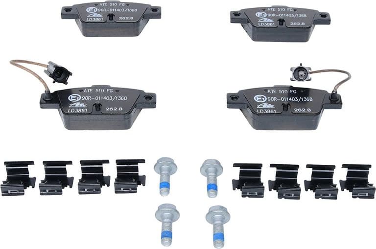 Brake Pad Set, disc brake ATE Ceramic 13.0470-3861.2 - image 3