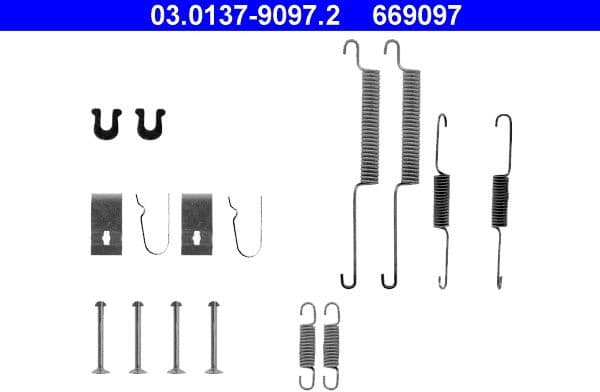 Accessory Kit, brake shoes 03.0137-9097.2 - image 2