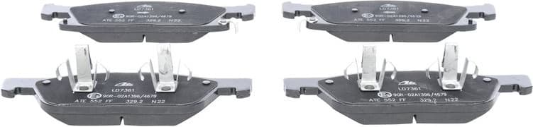 Brake Pad Set, disc brake ATE Ceramic 13.0470-7361.2 - image 2