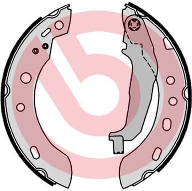 Brake Shoe Set ESSENTIAL LINE S56551 - image 3