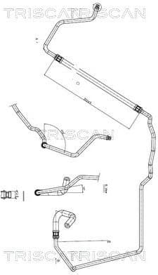Hydraulic Hose, steering 8516 28005