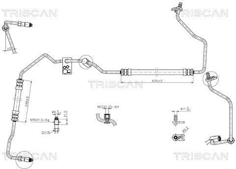 Hydraulic Hose, steering 8516 28008