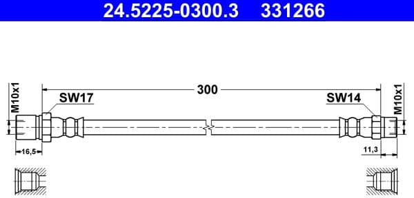 Brake Hose 24.5225-0300.3 - image 2
