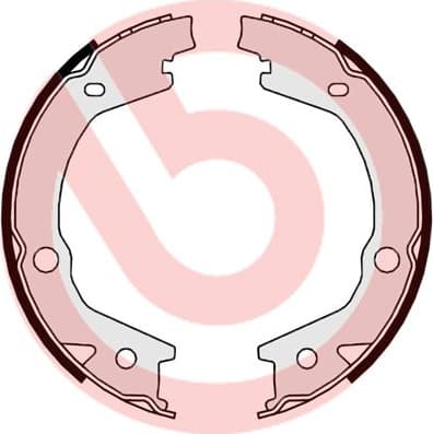 Brake shoes handbrake, Top Quality S30530 - image 3