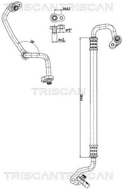 High/Low-pressure Line, air conditioning 9010 43004